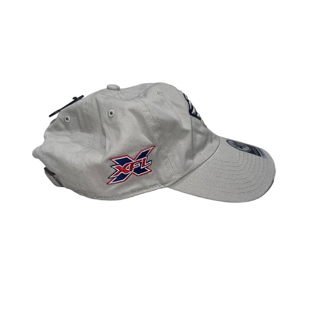 NWT! '47 Brand XFL New York Guardians Clean Up Baseball Cap - Gray - Picture 3 of 6